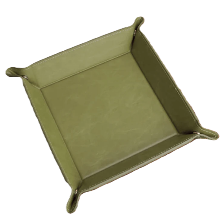 Dragon Leatherette Snap Tray - 9.75x9.75 Dice & Trinket Tray