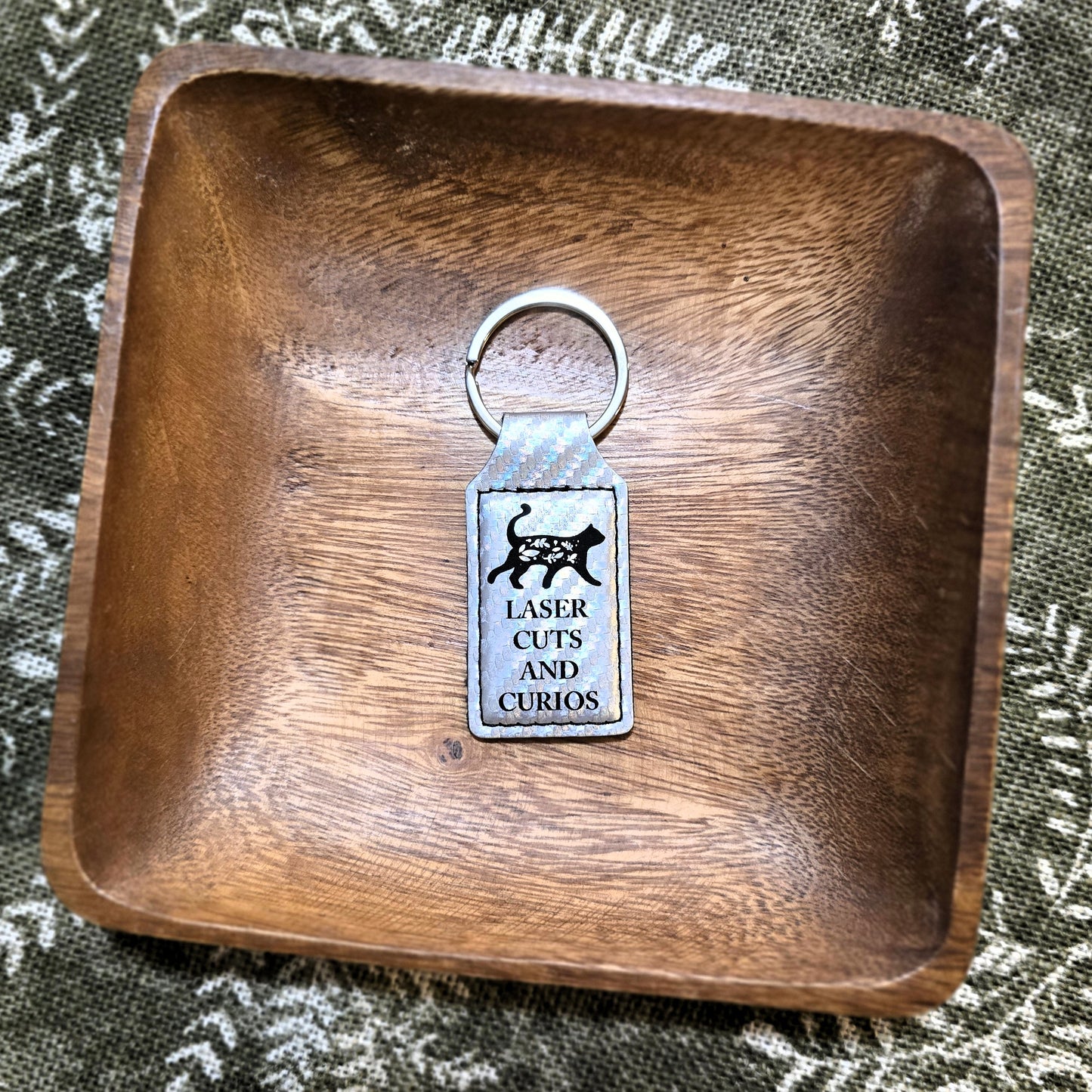 Custom Leatherette Keychain