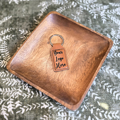 Custom Leatherette Keychain