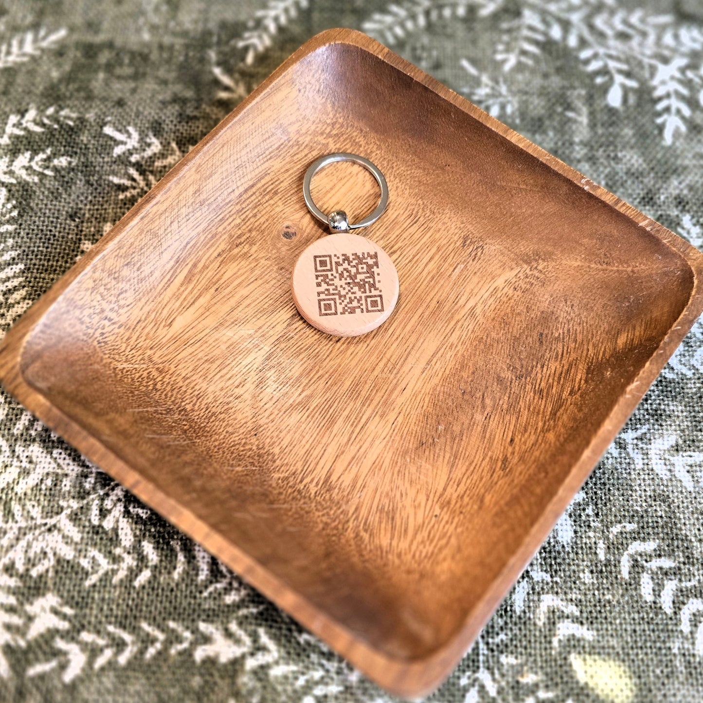 Custom Wood Keychain