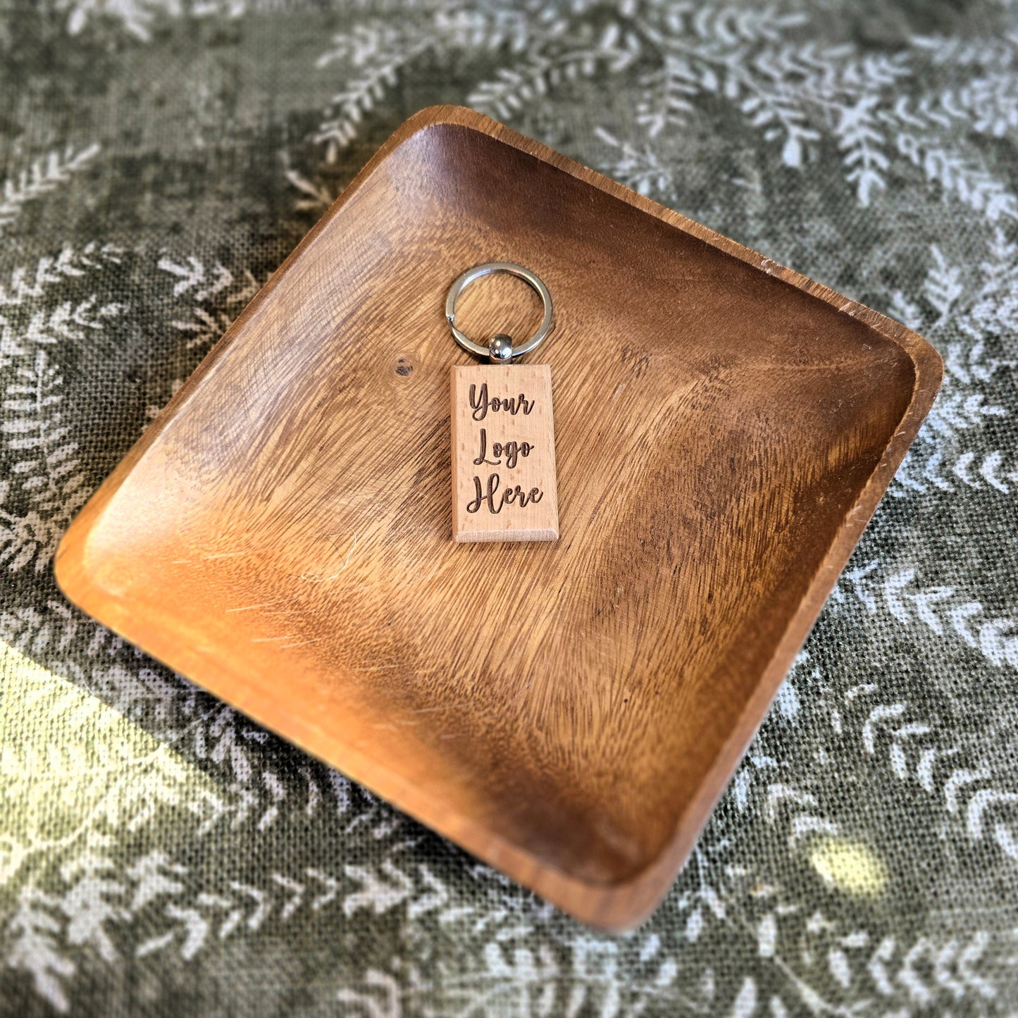 Custom Wood Keychain