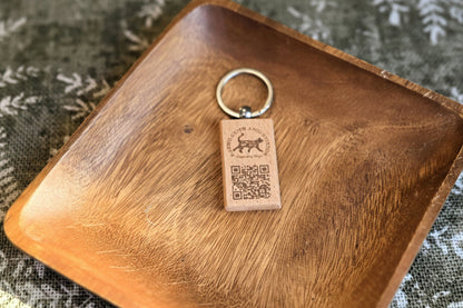 Custom Wood Keychain