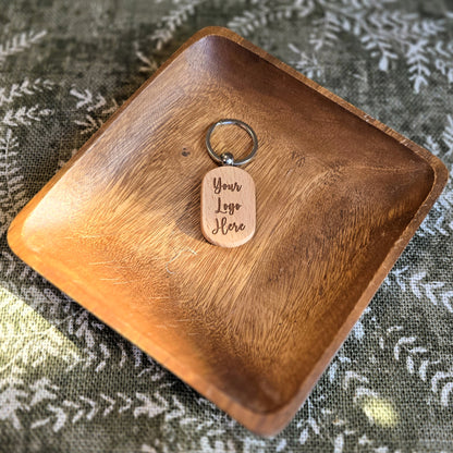 Custom Wood Keychain