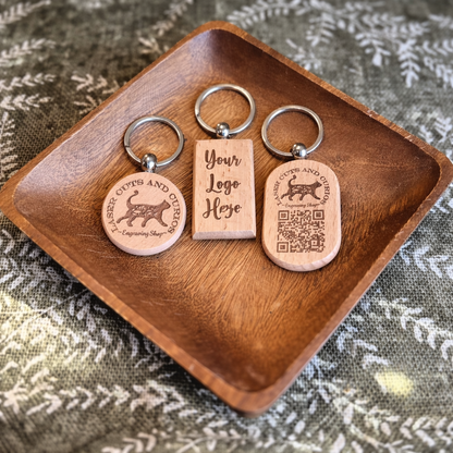 Custom Wood Keychain