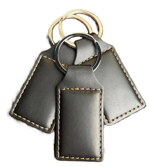 Custom Leatherette Keychain