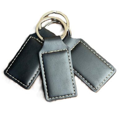 Custom Leatherette Keychain