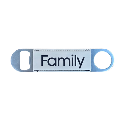 Personalized Leatherette Bottle Opener