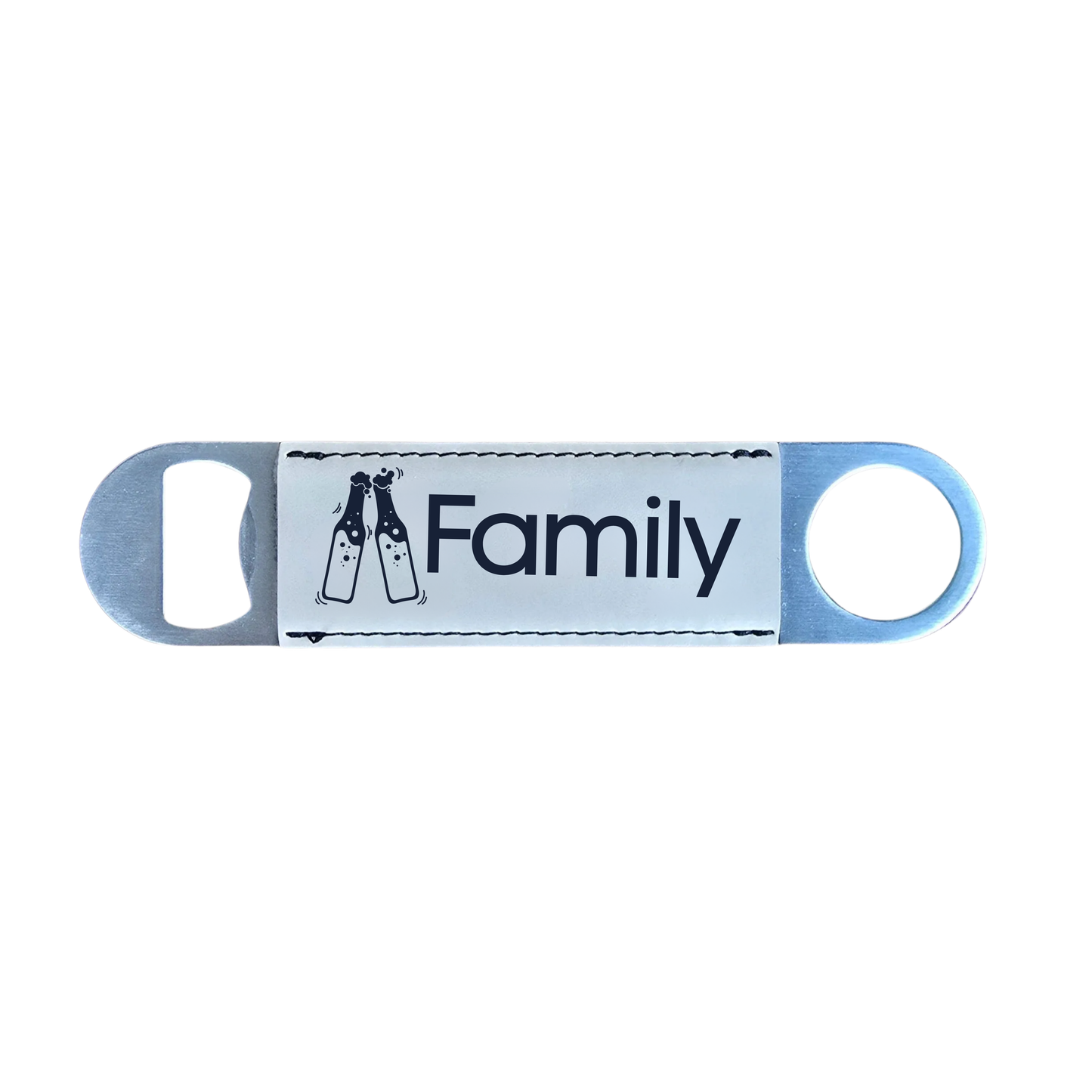 Personalized Leatherette Bottle Opener