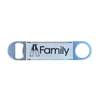 Personalized Leatherette Bottle Opener