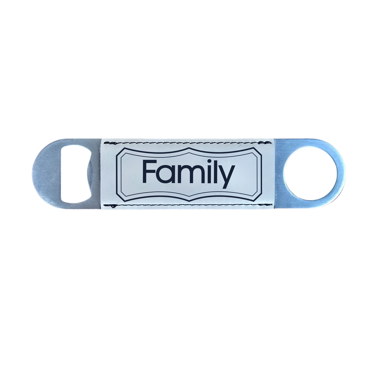 Personalized Leatherette Bottle Opener