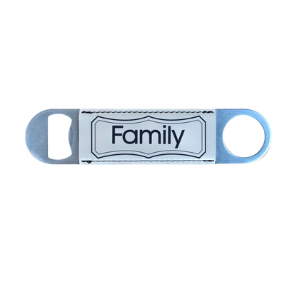 Personalized Leatherette Bottle Opener
