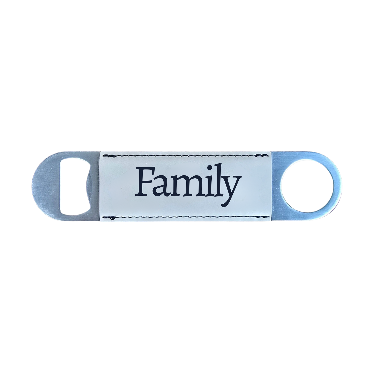 Personalized Leatherette Bottle Opener