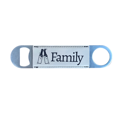 Personalized Leatherette Bottle Opener