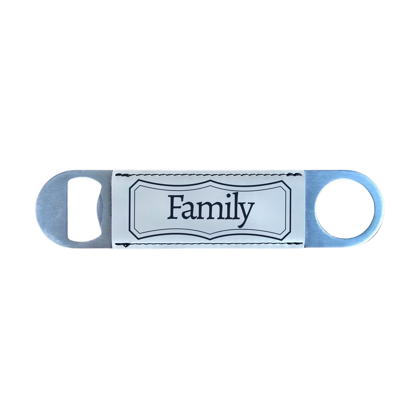 Personalized Leatherette Bottle Opener