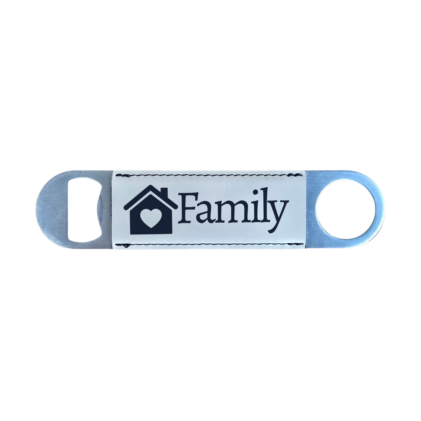 Personalized Leatherette Bottle Opener