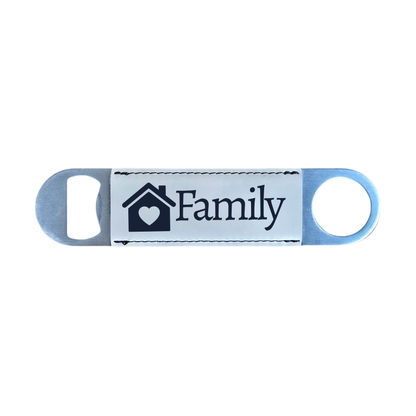 Personalized Leatherette Bottle Opener
