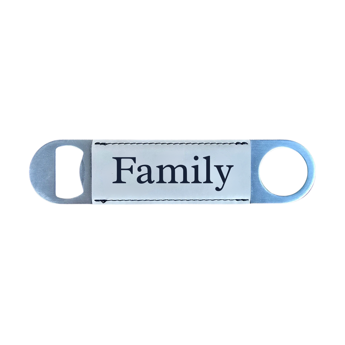 Personalized Leatherette Bottle Opener