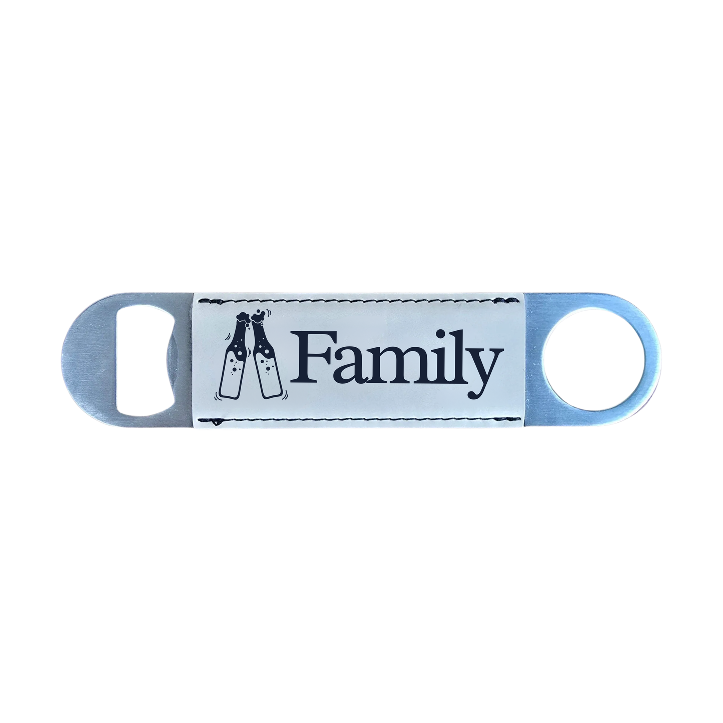 Personalized Leatherette Bottle Opener
