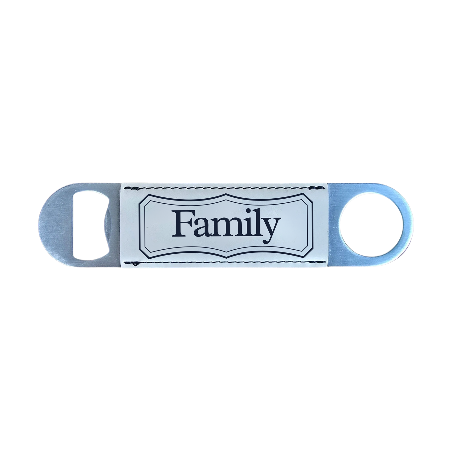 Personalized Leatherette Bottle Opener