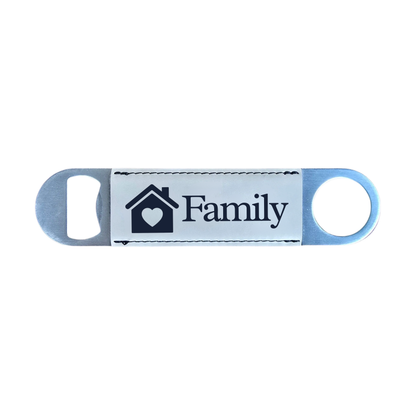 Personalized Leatherette Bottle Opener