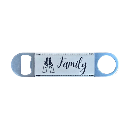 Personalized Leatherette Bottle Opener