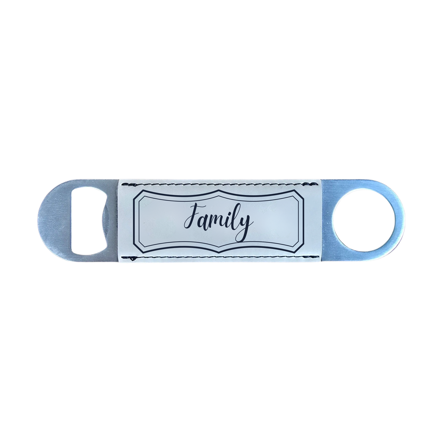 Personalized Leatherette Bottle Opener