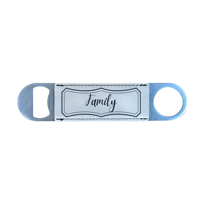 Personalized Leatherette Bottle Opener