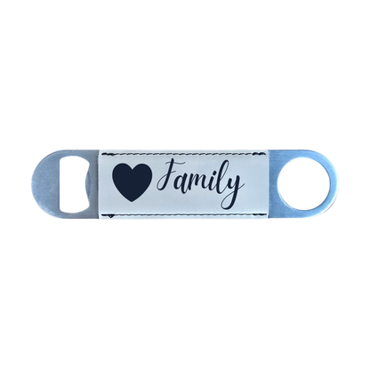 Personalized Leatherette Bottle Opener