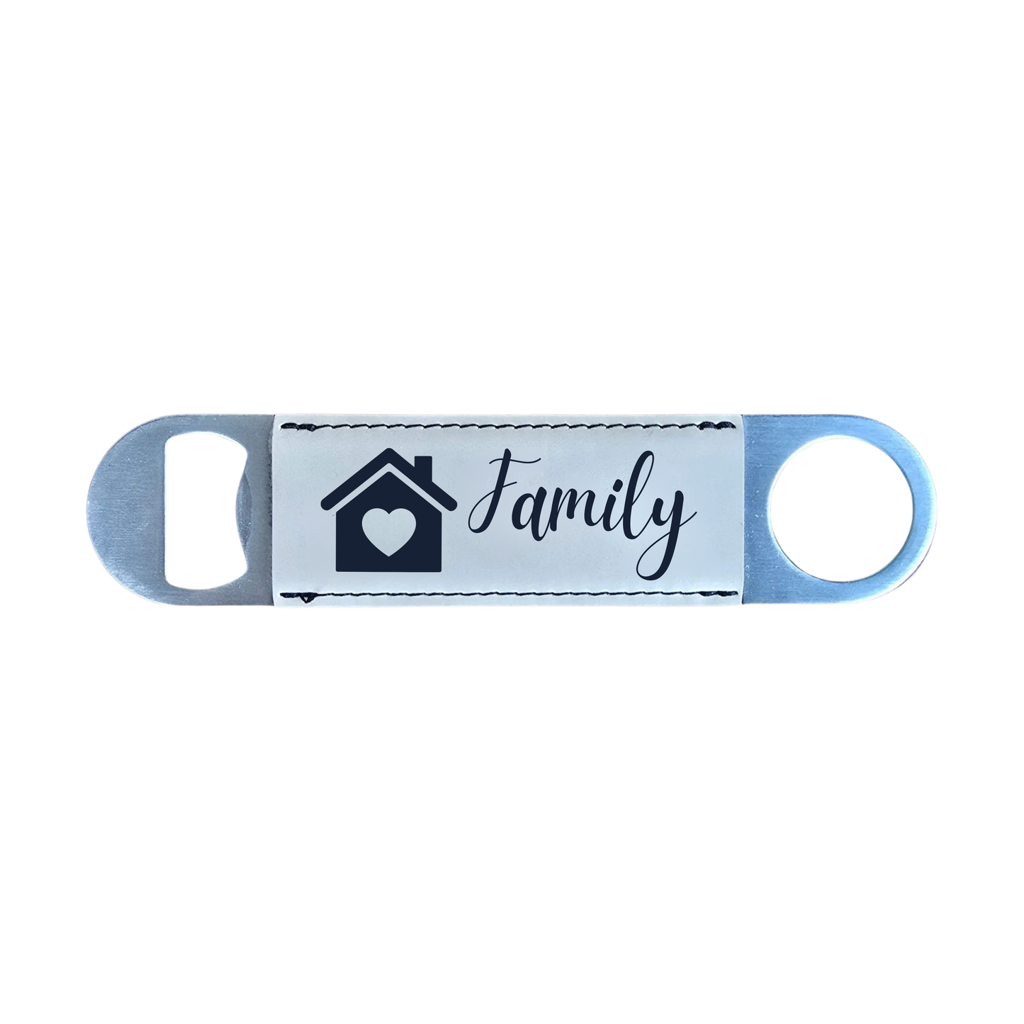 Personalized Leatherette Bottle Opener