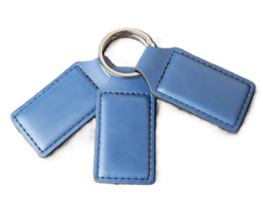 Custom Leatherette Keychain