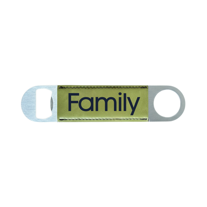 Personalized Leatherette Bottle Opener