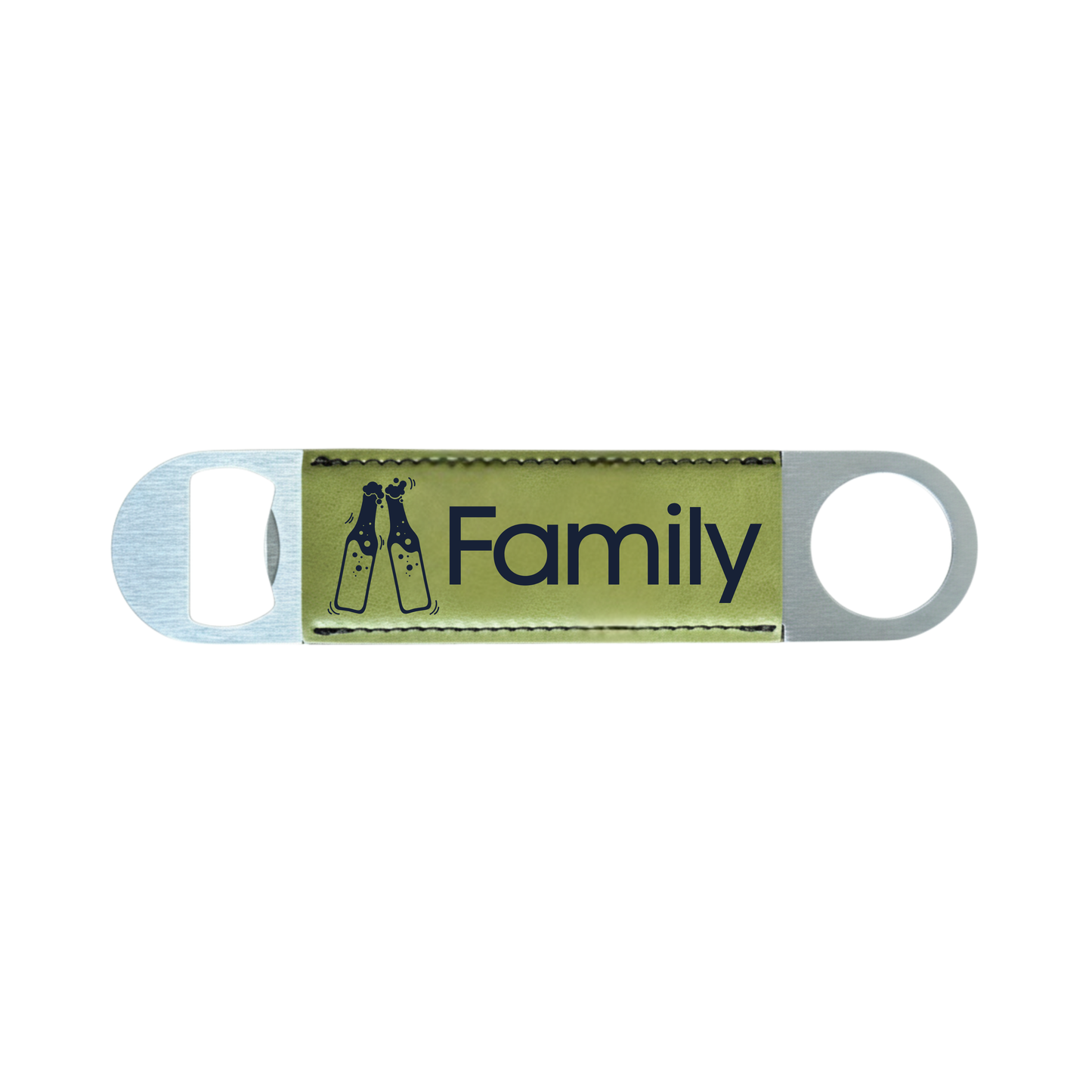 Personalized Leatherette Bottle Opener