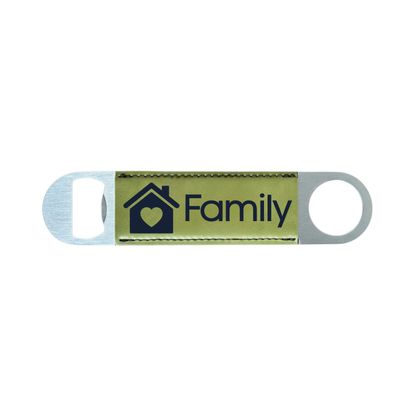 Personalized Leatherette Bottle Opener