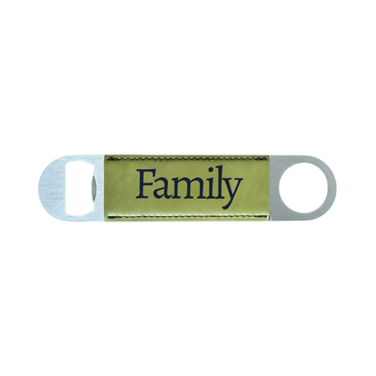 Personalized Leatherette Bottle Opener