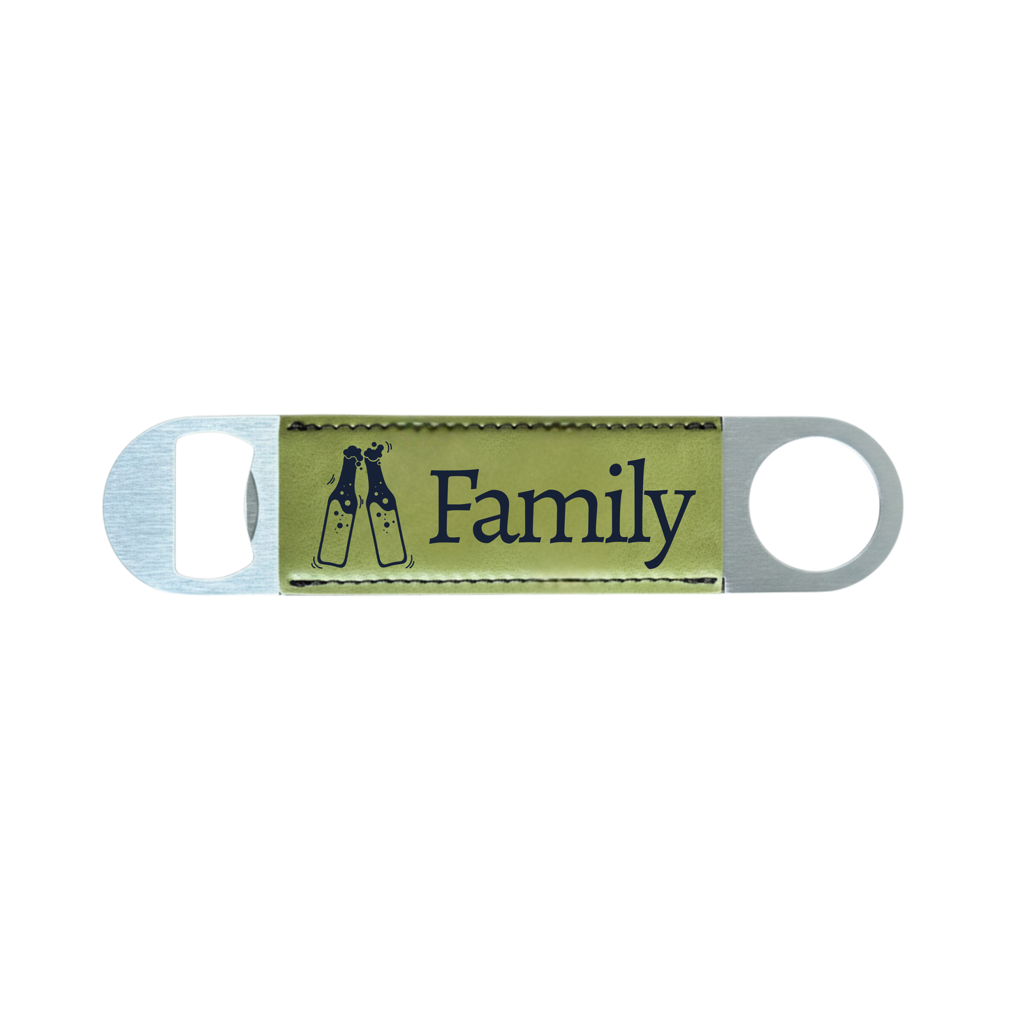 Personalized Leatherette Bottle Opener