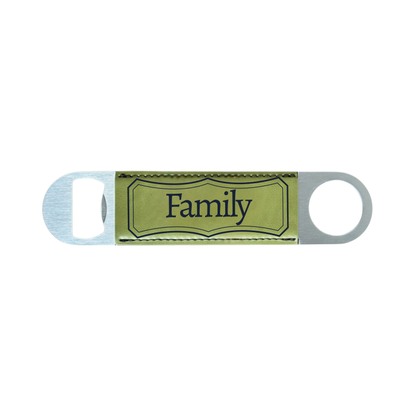 Personalized Leatherette Bottle Opener