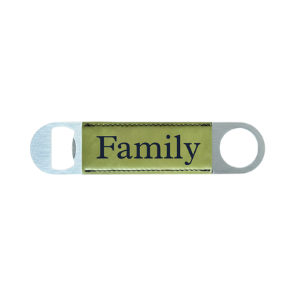 Personalized Leatherette Bottle Opener