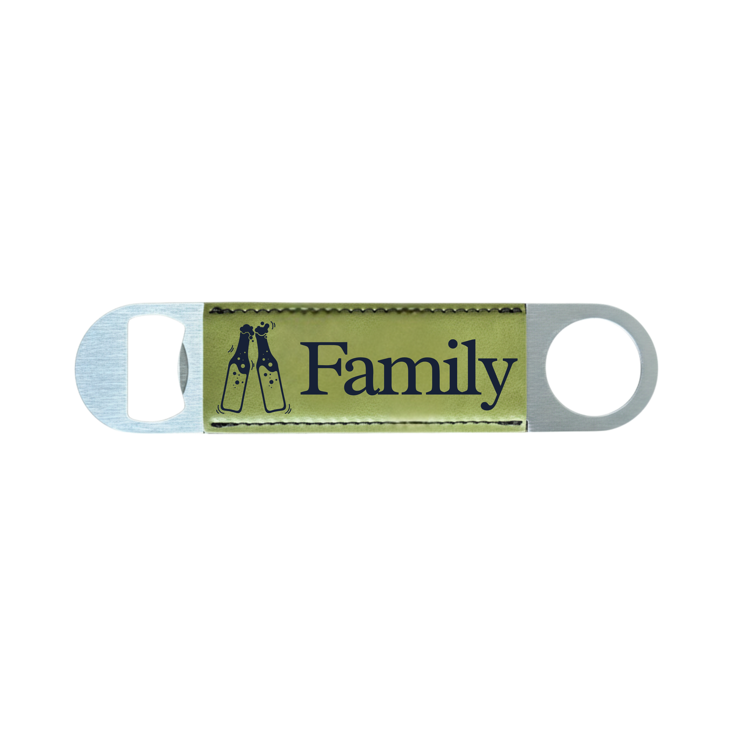 Personalized Leatherette Bottle Opener