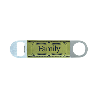 Personalized Leatherette Bottle Opener