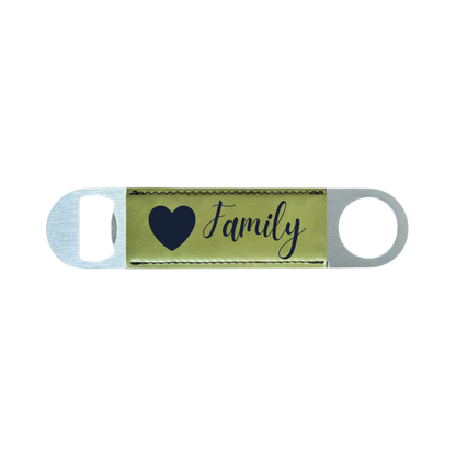 Personalized Leatherette Bottle Opener