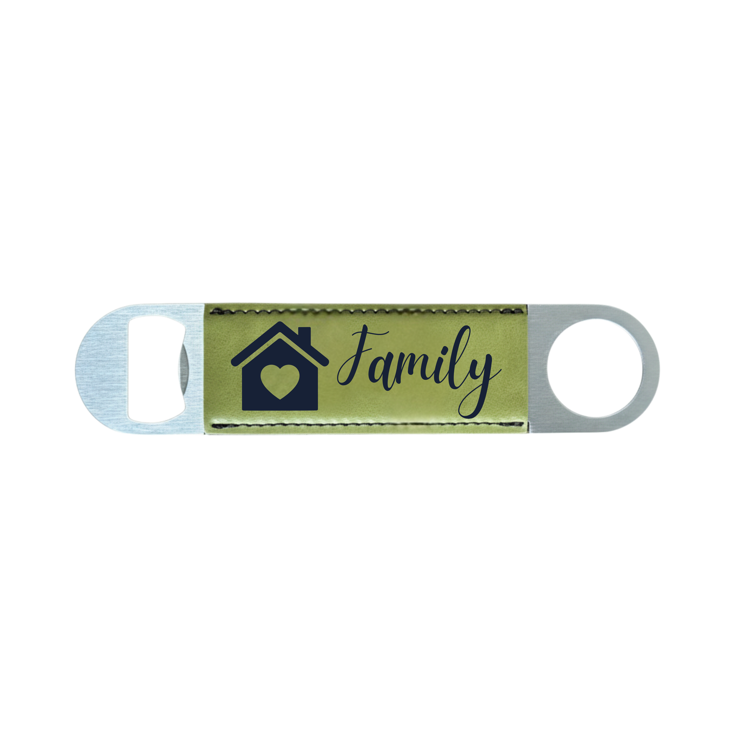 Personalized Leatherette Bottle Opener