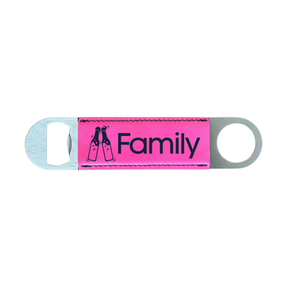 Personalized Leatherette Bottle Opener