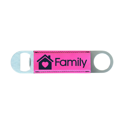 Personalized Leatherette Bottle Opener