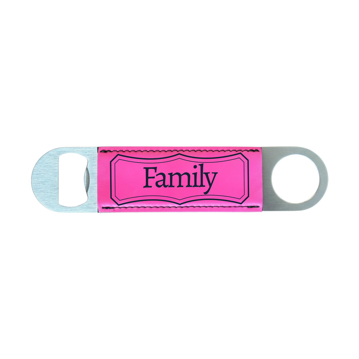 Personalized Leatherette Bottle Opener