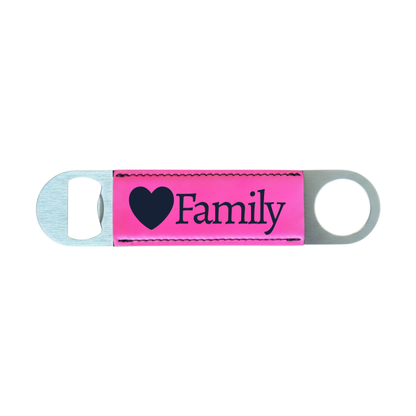 Personalized Leatherette Bottle Opener