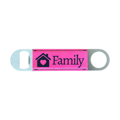 Personalized Leatherette Bottle Opener