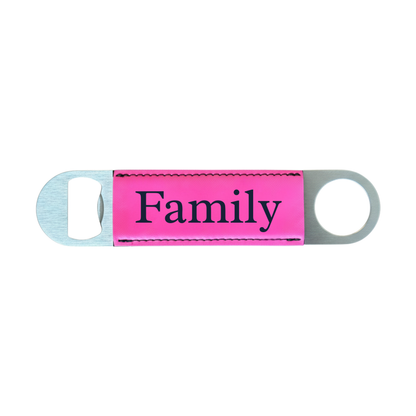 Personalized Leatherette Bottle Opener