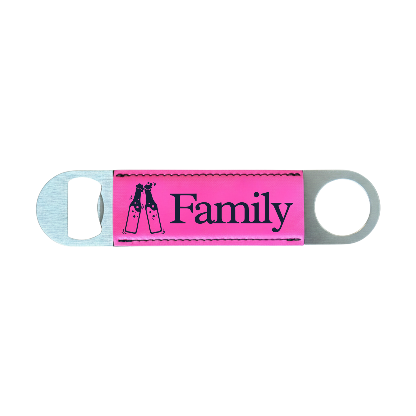 Personalized Leatherette Bottle Opener