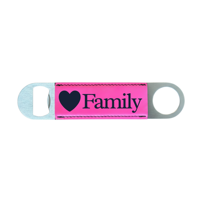 Personalized Leatherette Bottle Opener