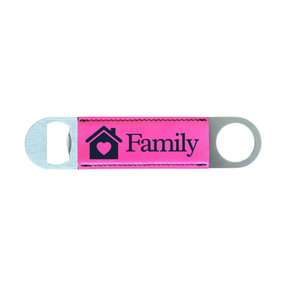 Personalized Leatherette Bottle Opener